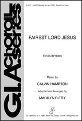 Fairest Lord Jesus SATB choral sheet music cover